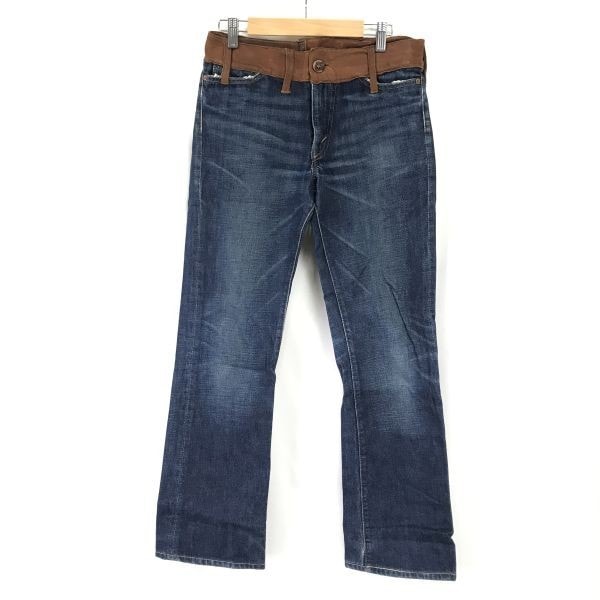 90s復刻?/BIG E★バレンシア工場/USA製/リーバイス/Levi's 517★リメイク済/デニムパンツ【メンズW29 L32】ビッグE/Trousers◆cBH443
