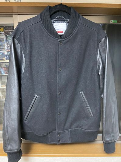 Supreme Motion Logo Varsity Jacket "Black"