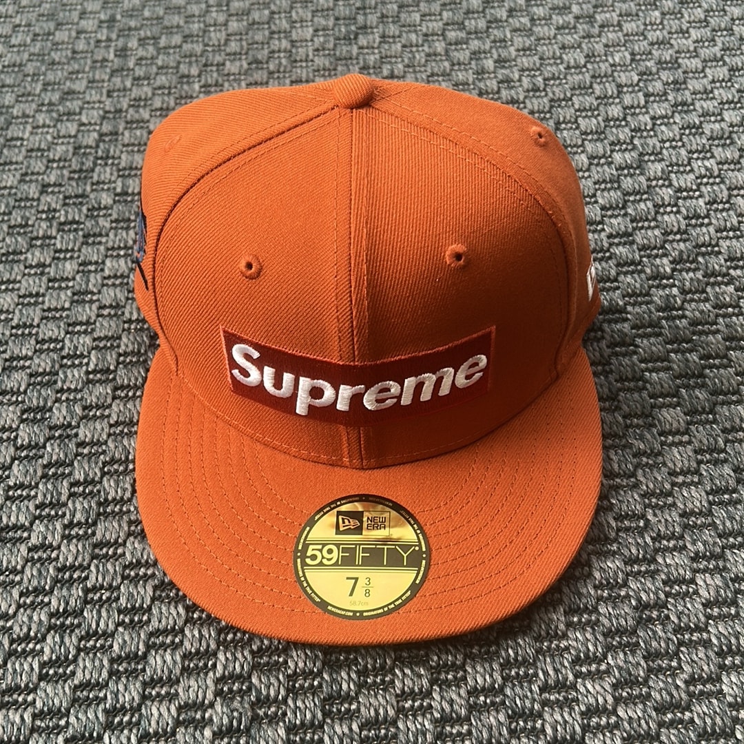 Supreme MLB Teams Box Logo New Era "Burnt Orange"