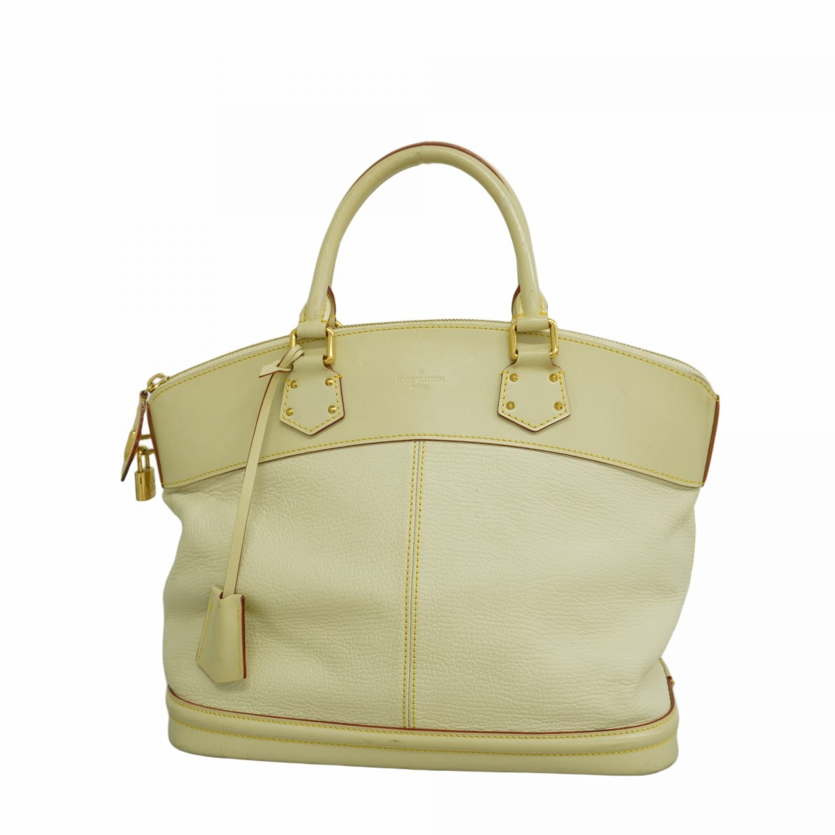 【6dd4266-k】ルイヴィトン ハンドバッグ スハリ ロックイットMM M91874 ブロン【中古】レディース