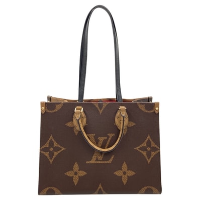 〇〇LOUIS VUITTON ルイヴィトン モノグラム ジャイアント オンザゴーMM レディース 2WAYバッグ M45321 ブラウン