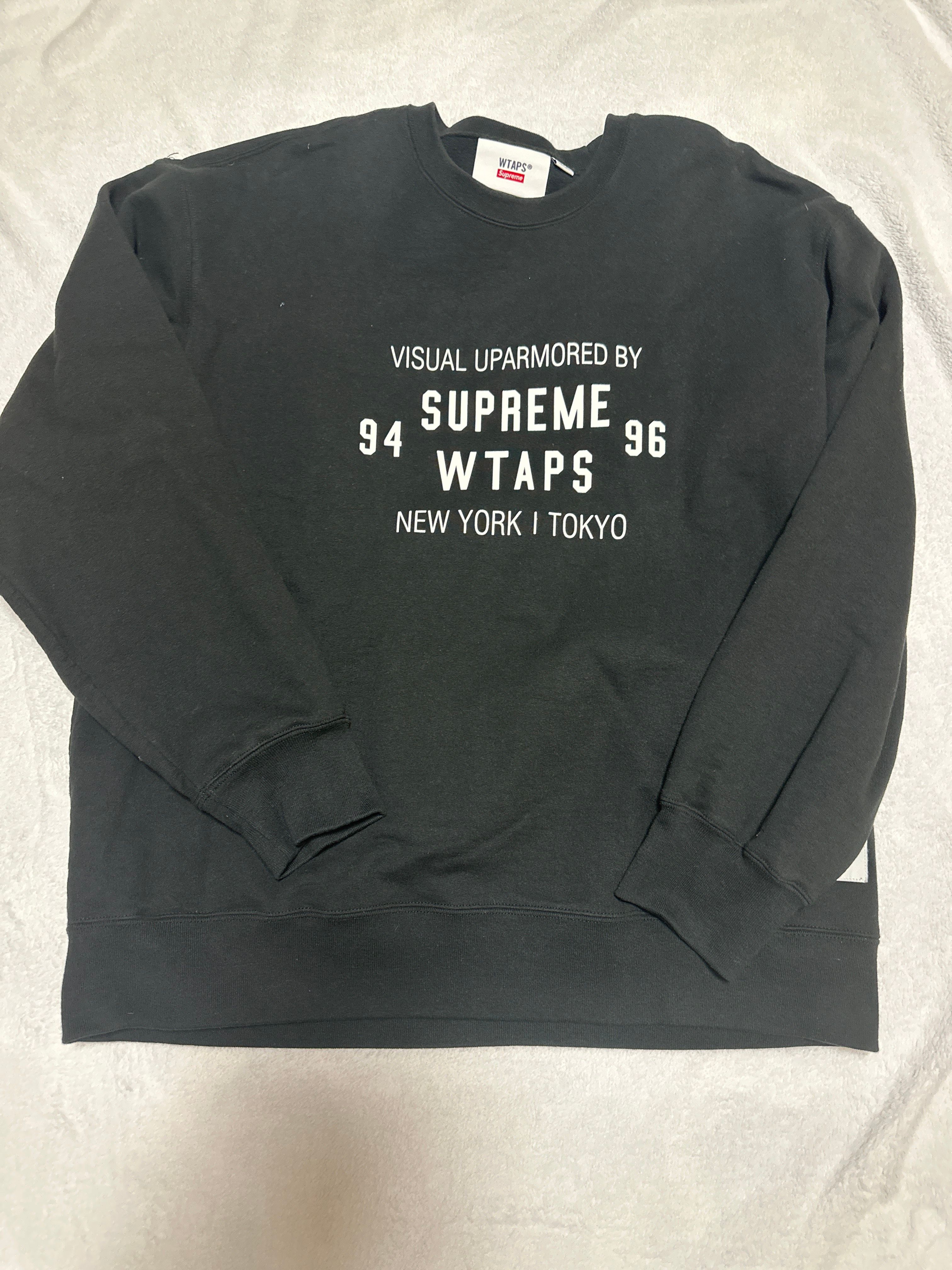 Supreme / WTAPS Crewneck "Black" 21274SPD-CSM03S