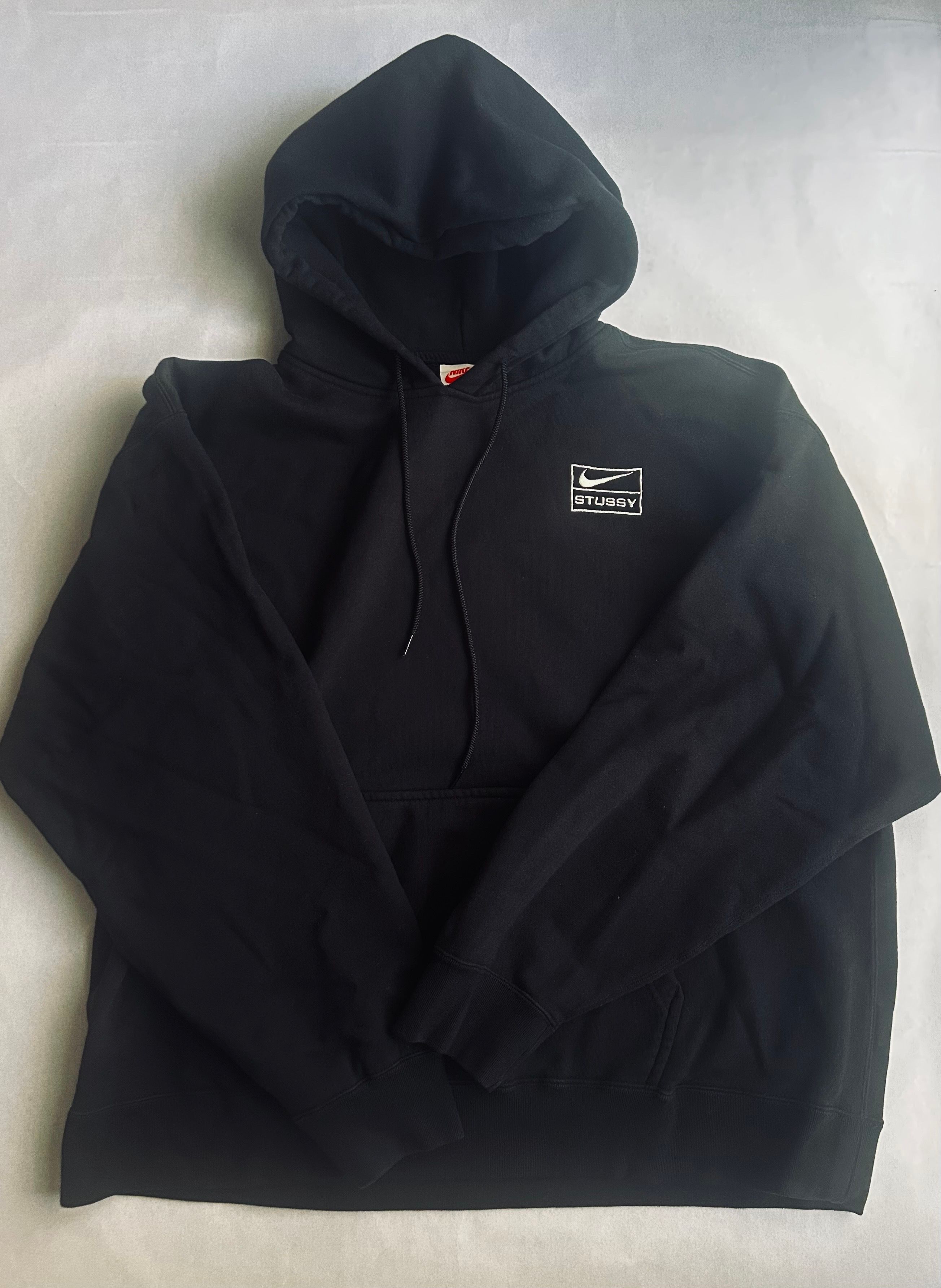 Stussy × Nike NRG Washed Hoodie (US Size) "Black" DN4028-010