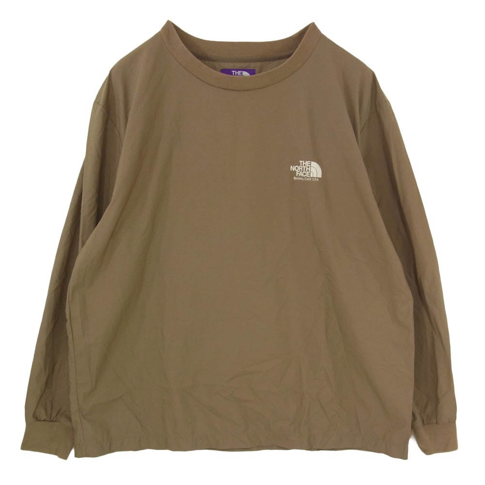 THE NORTH FACE ノースフェイス UNITED ARROWS ユナイテッドアローズ NT3931N PURPLE LABEL パープルレーベル BEAUTY&YOUTH別注 ウーブン ロングスリーブ ナイロン ジャケット ブラウン系 L【中古】