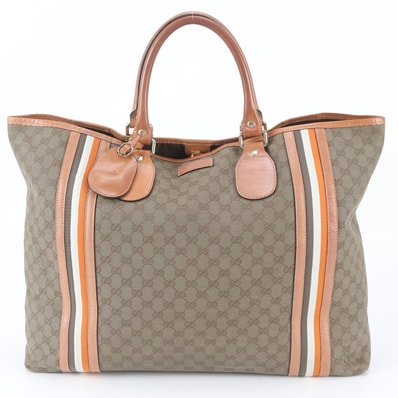 ■美品 グッチ GGキャンバス 215678 トート バッグ
