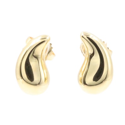 ティファニー TIFFANY&CO ティアドロップ ピアス ピアス ジュエリー K18(イエローゴールド) レディース ゴールド系 【中古】