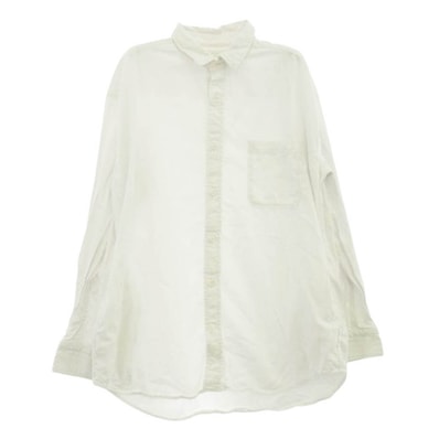 MINEDENIM マインデニム 長袖シャツ コットン 長袖 シャツ ホワイト系 3【中古】