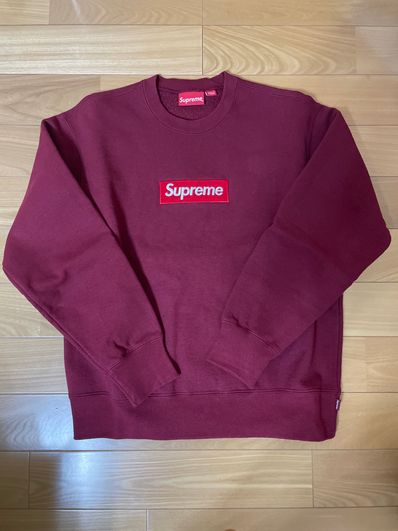 Supreme Box Logo Crewneck "Cardinal" (22FW)