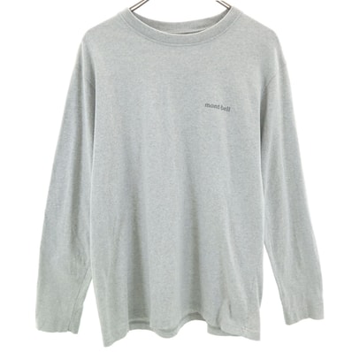 mont-bell モンベル 長袖 Tシャツ L グレー アウトドア
