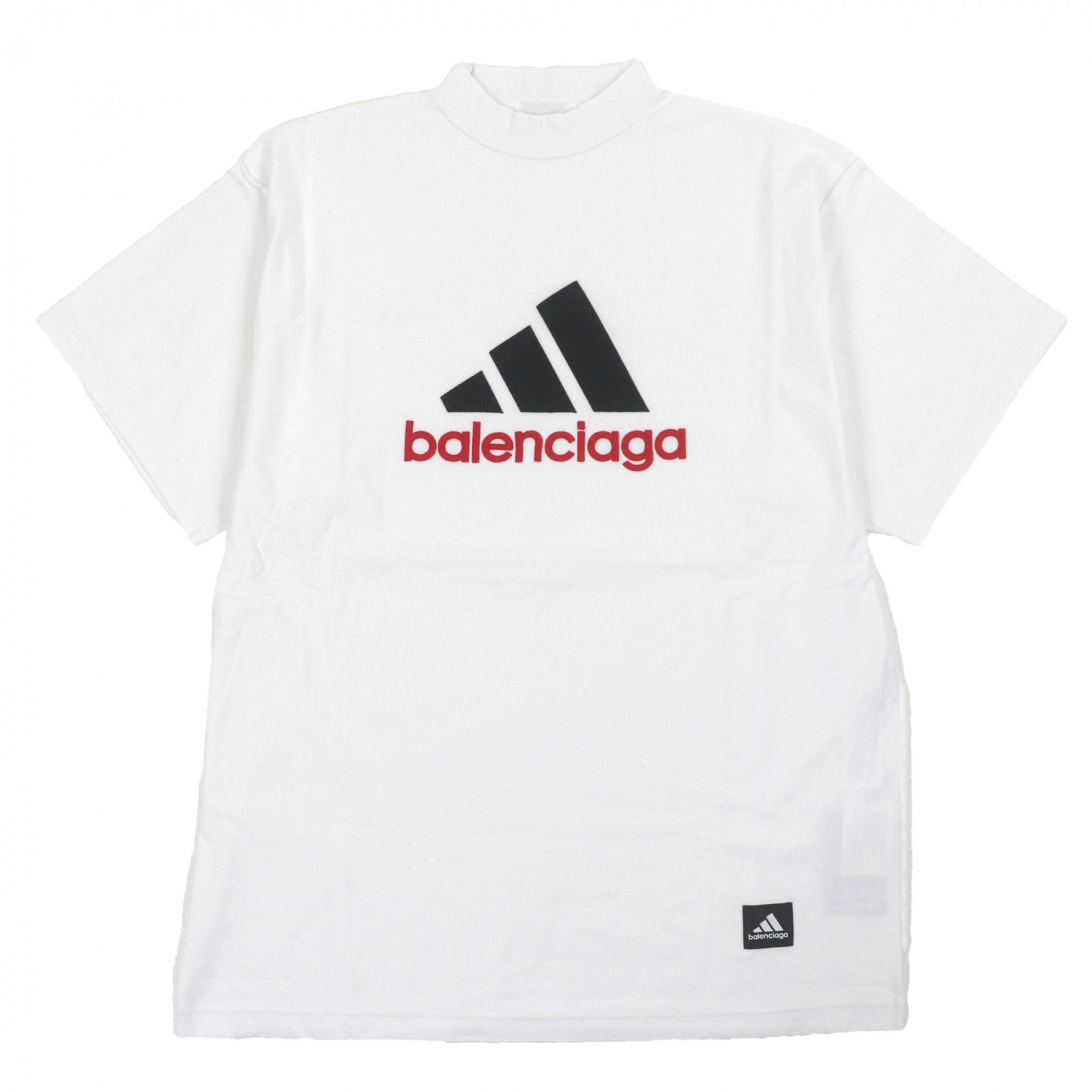 未使用品 バレンシアガ アディダス 半袖Tシャツ ホワイト メンズ 1 731769