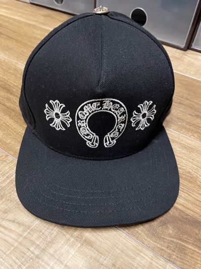 ベースボールキャップ ホースシュー&クロス ブラック