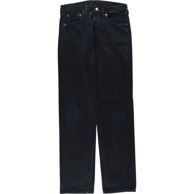 古着 リーバイス Levi's 501-0165 ユーロモデル ブラックデニム ストレートデニムパンツ 英国製 メンズw30相当/eaa638420