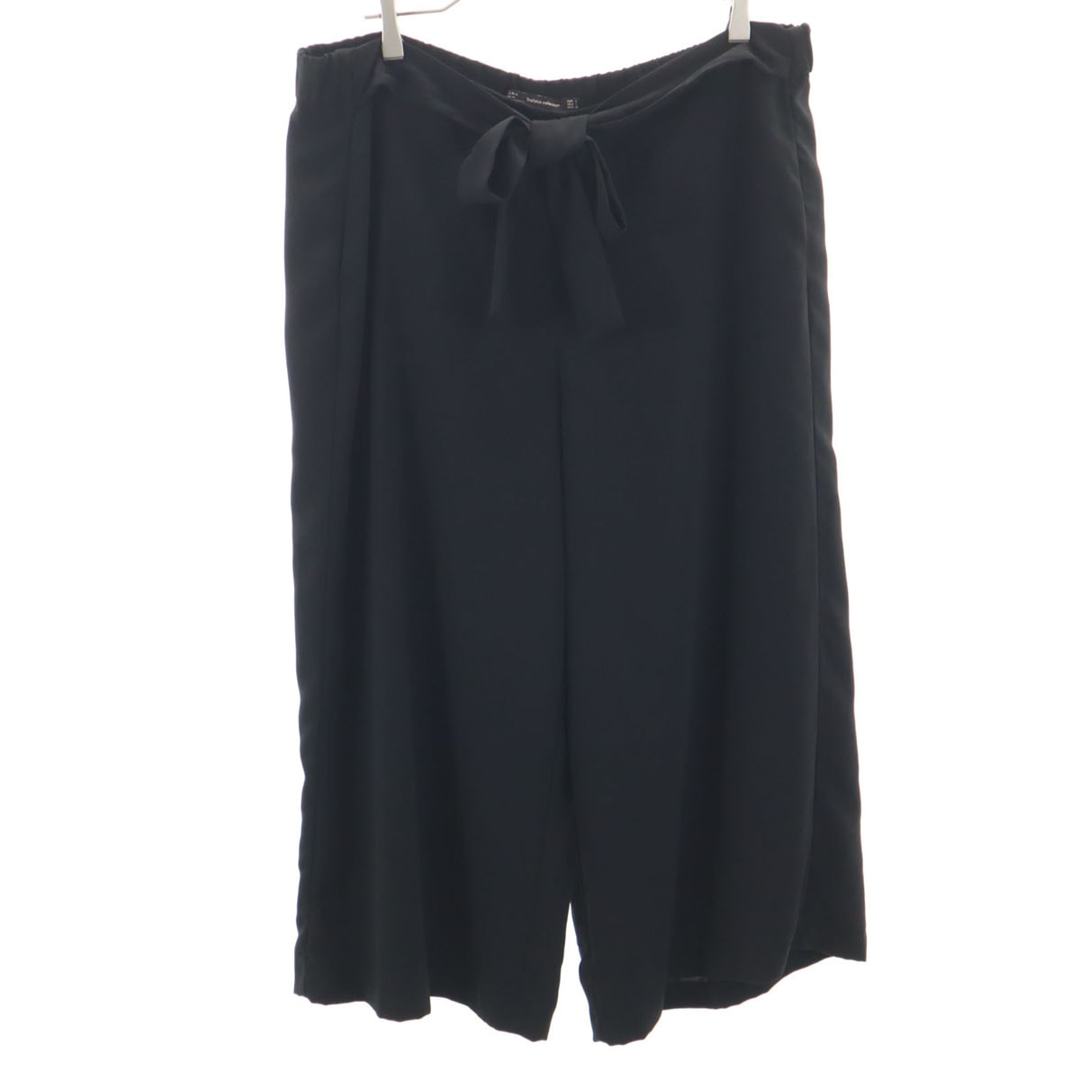 ZARA ザラ クロップドパンツ L ブラック