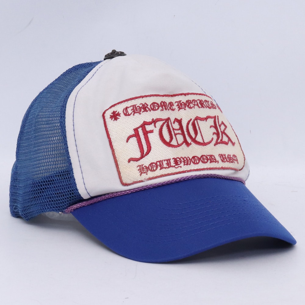 Chrome Hearts Tracker Cap Fuck "Blue"