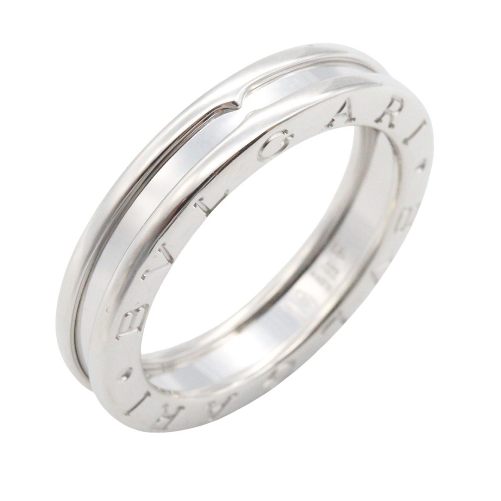 ブルガリ BVLGARI B-zero1 ビーゼロワン リング 1バンド リング・指輪 ジュエリー K18WG(ホワイトゴールド) メンズ レディース シルバー系 【中古】