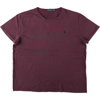 古着 ラルフローレン Ralph Lauren POLO RALPH LAUREN 半袖 ボーダーTシャツ メンズXL相当/eaa622016
