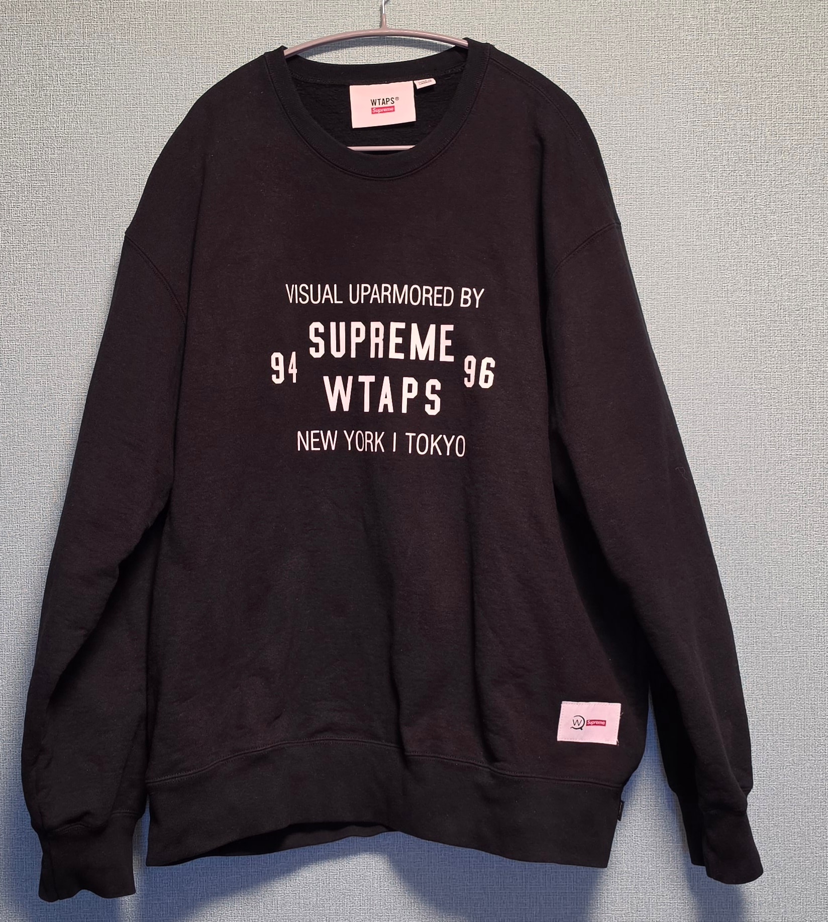 Supreme / WTAPS Crewneck "Black" 21274SPD-CSM03S