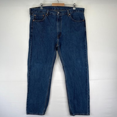 古着 リーバイス Levi's デニム パンツ 5ポケット テーパード 大きいサイズ 505 42×32 ブルー系 メンズ