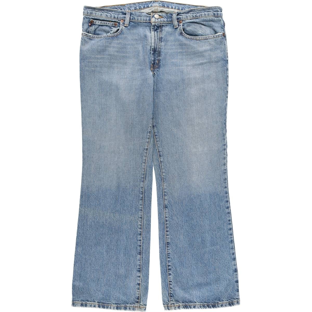 古着 00年代 ラルフローレン Ralph Lauren POLO JEANS COMPANY フレアカットデニムパンツ レディースXXL(w37)相当/eaa458678