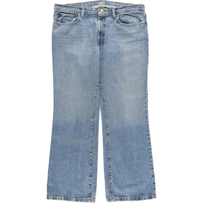 古着 00年代 ラルフローレン Ralph Lauren POLO JEANS COMPANY フレアカットデニムパンツ レディースXXL(w37)相当/eaa458678