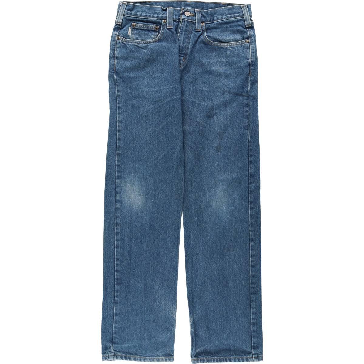 古着 カーハート Carhartt RELAXED FIT ストレートデニムパンツ メンズw33相当/eaa640528