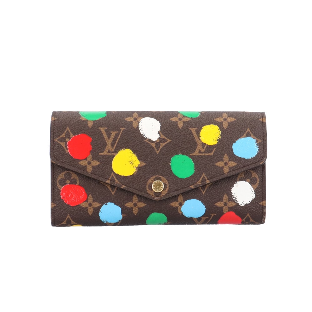 Louis Vuitton x Yayoi Kusama Sarah Wallet Monogram Painted Dots