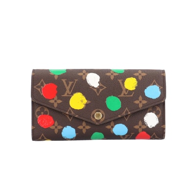 Louis Vuitton x Yayoi Kusama Sarah Wallet Monogram Painted Dots
