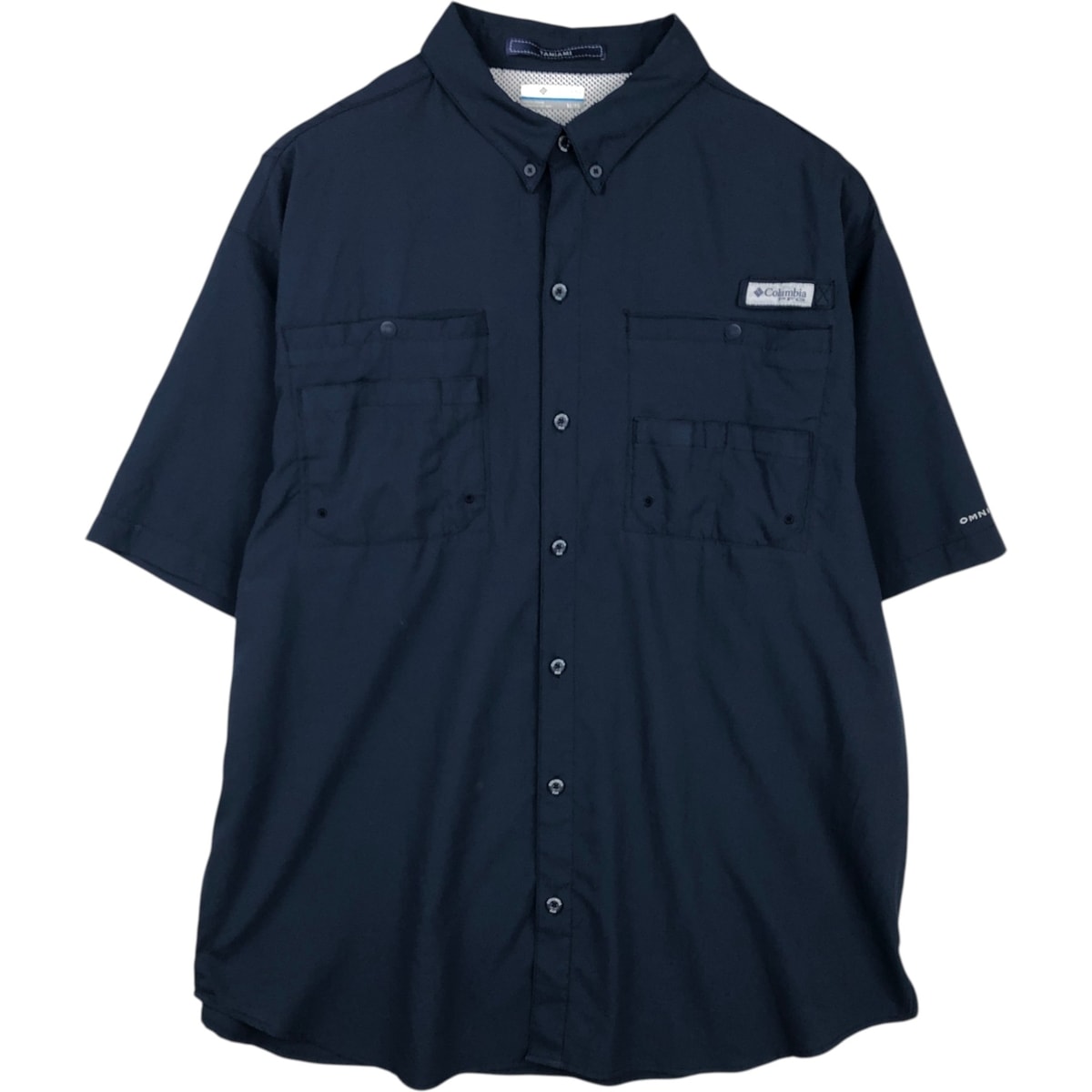古着 コロンビア Columbia PFG OMNI-SHADE オムニシェイド 半袖 フィッシングシャツ メンズXL相当/eaa495259
