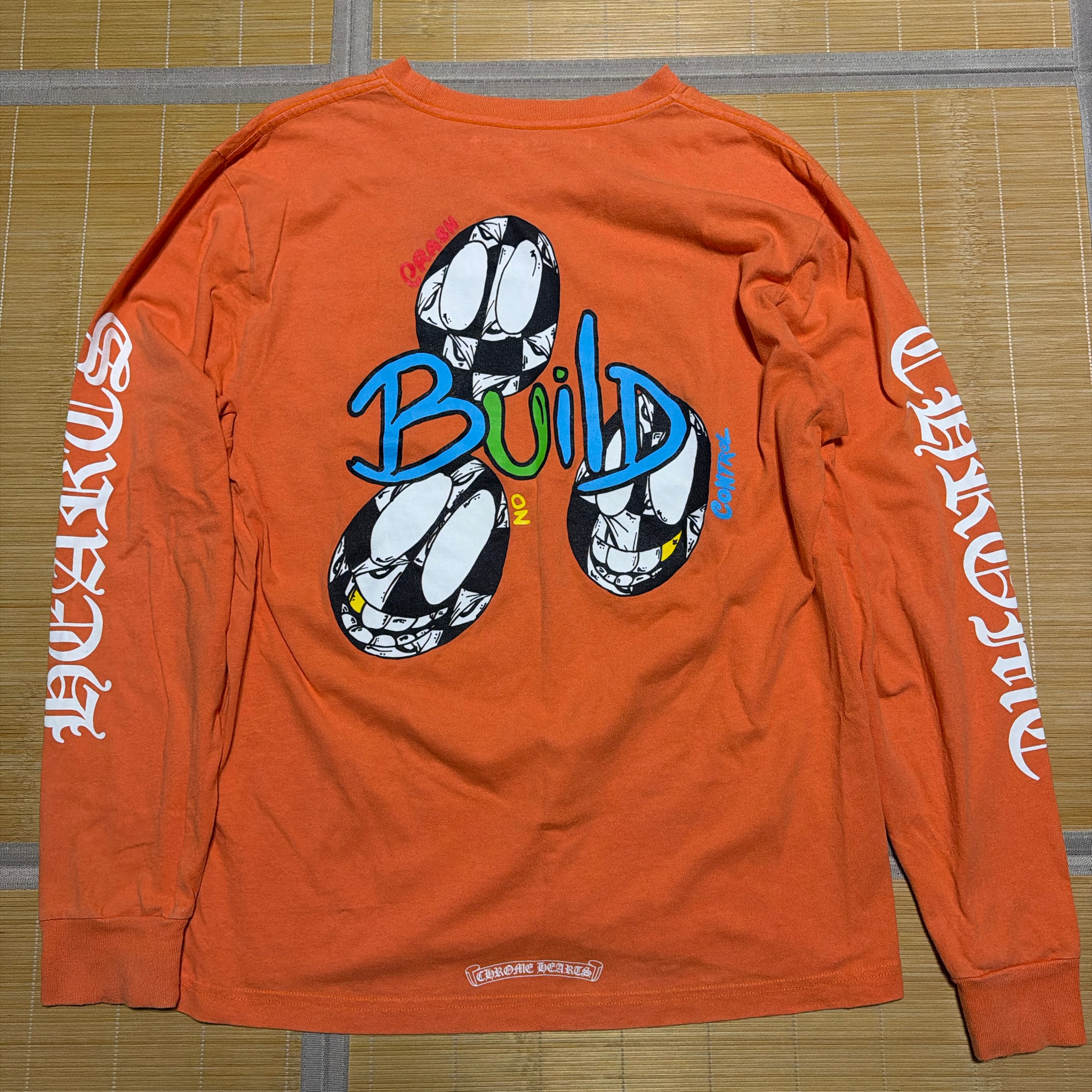 Chrome Hearts Matty Boy Link & Build L/S T-Shirt "Orange"