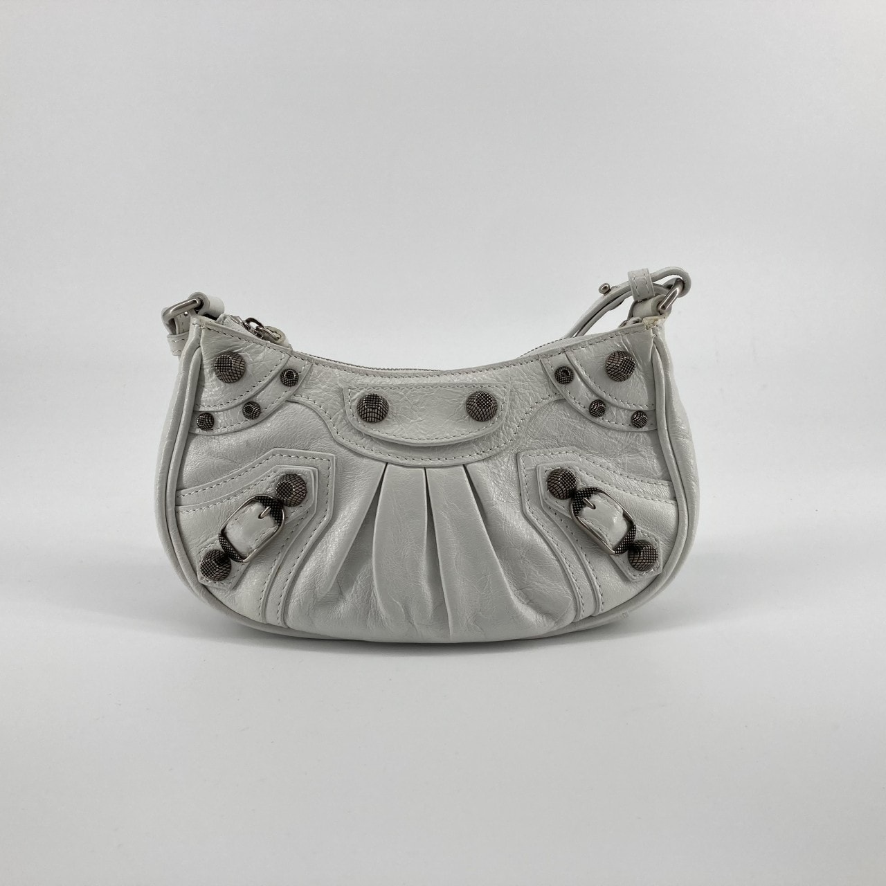 BALENCIAGA(バレンシアガ) ル カゴールミニ 695814 ショルダーバッグ アイボリー