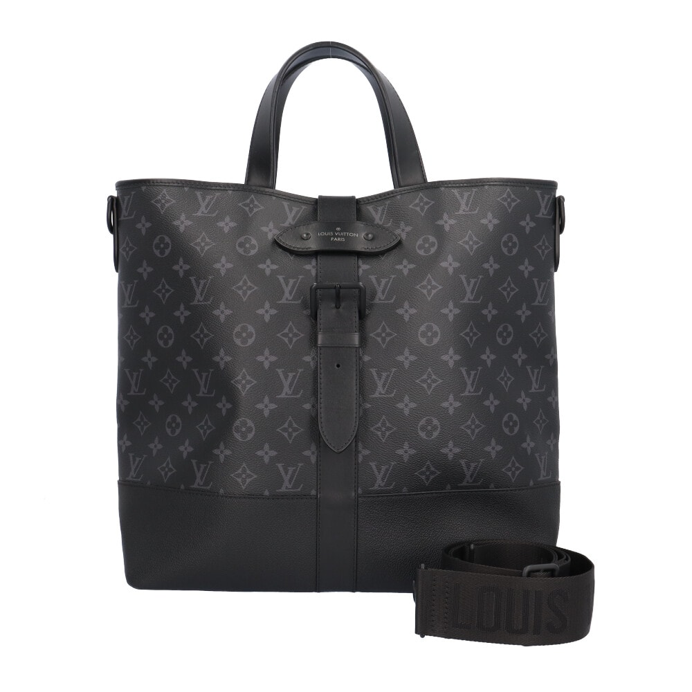 ルイヴィトン モノグラムエクリプス ショルダーバッグ モノグラムエクリプス M45914 ブラック メンズ LOUIS VUITTON  中古