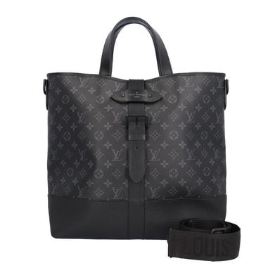 ルイヴィトン モノグラムエクリプス ショルダーバッグ モノグラムエクリプス M45914 ブラック メンズ LOUIS VUITTON 中古