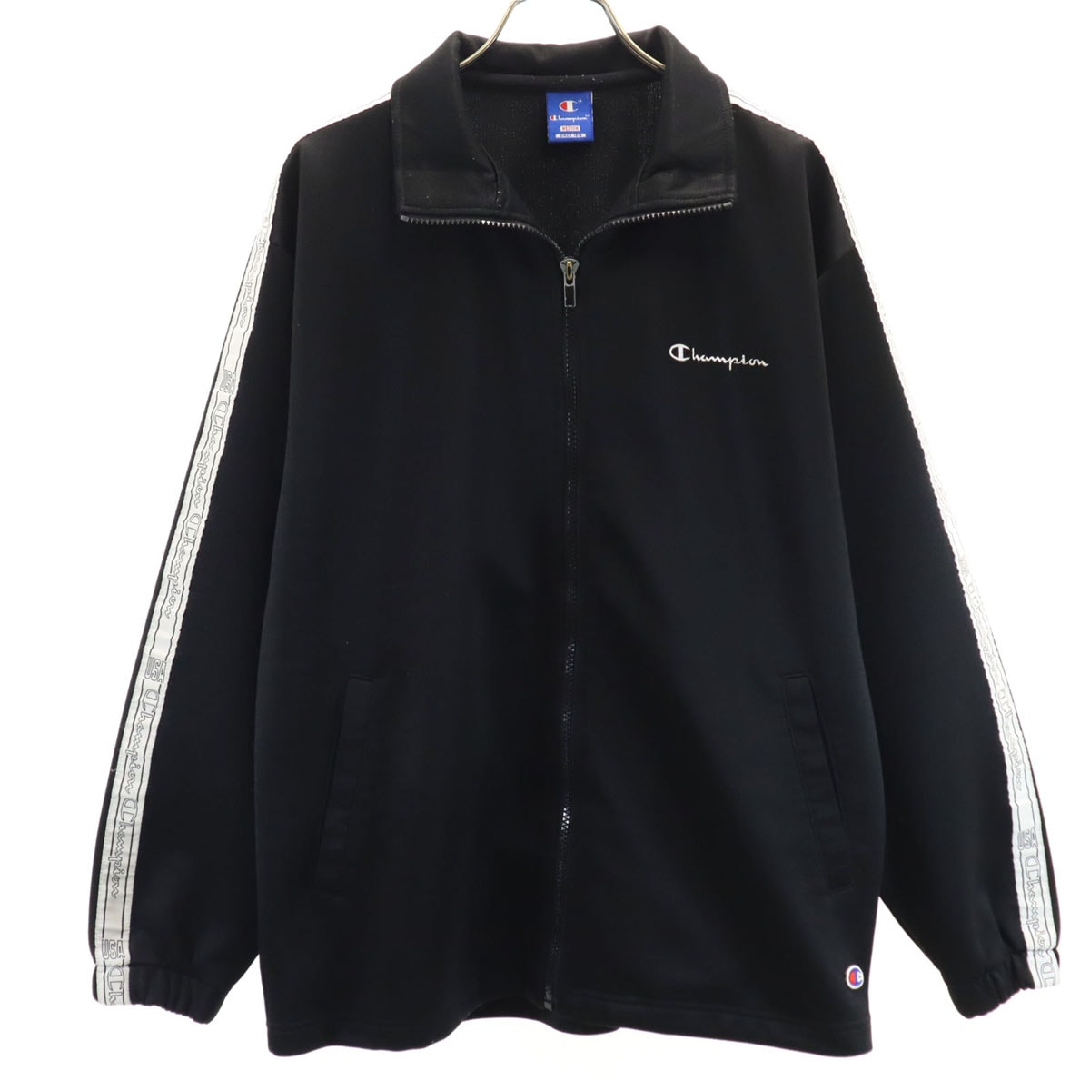 Champion チャンピオン 長袖 トラックジャケット M ブラック