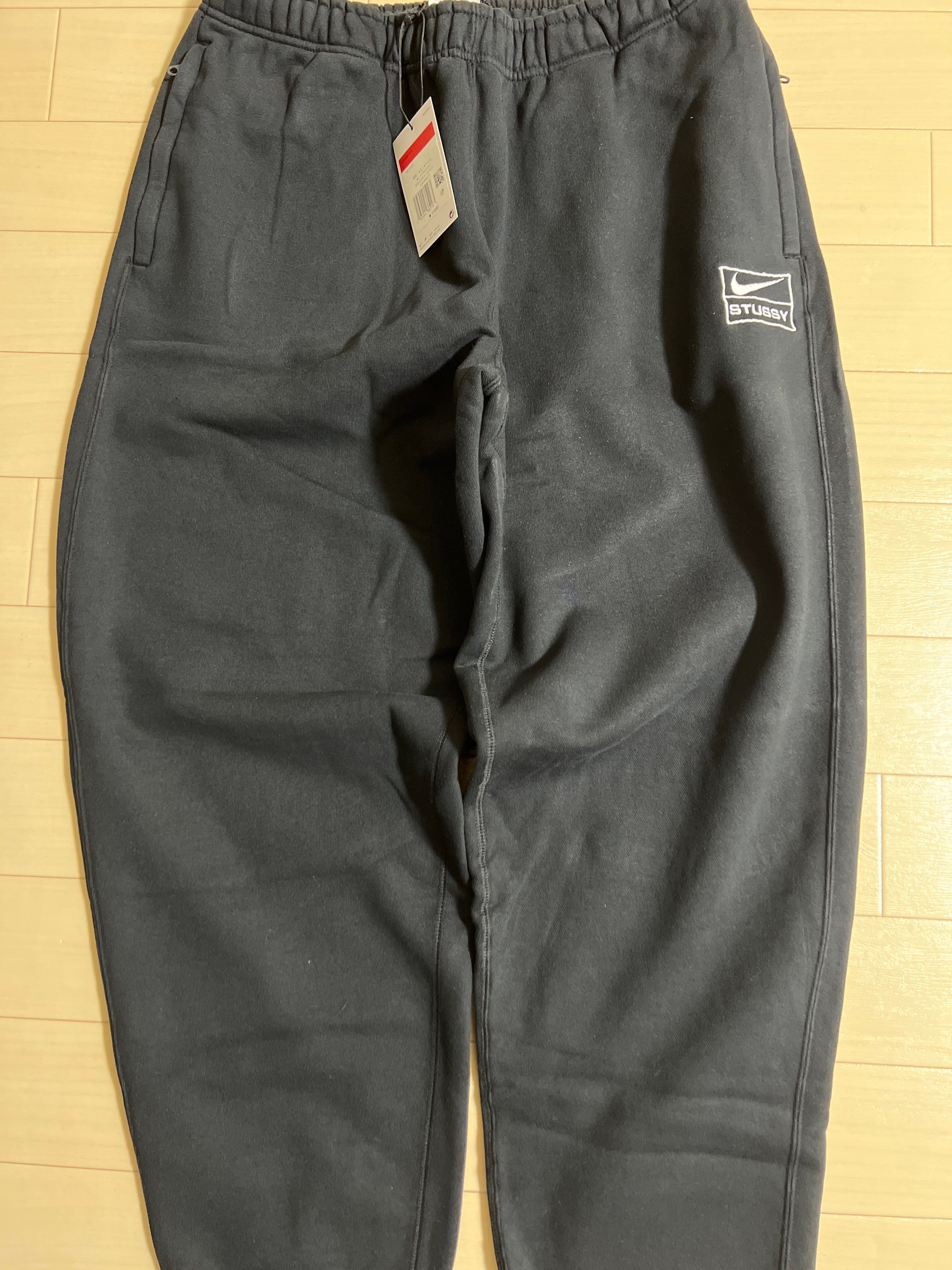 Stussy × Nike NRG Washed Fleece Pant (US Size) "Black" DN4030-010