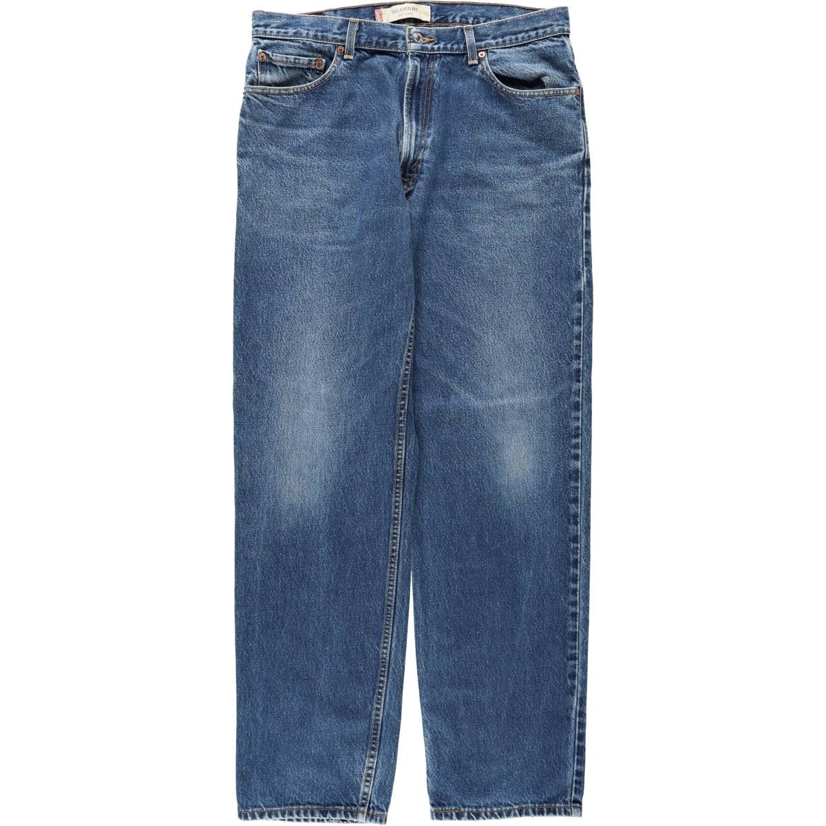 古着 00年代 リーバイス Levi's 550 RELAXED FIT テーパードデニムパンツ メンズw35相当/eaa681447