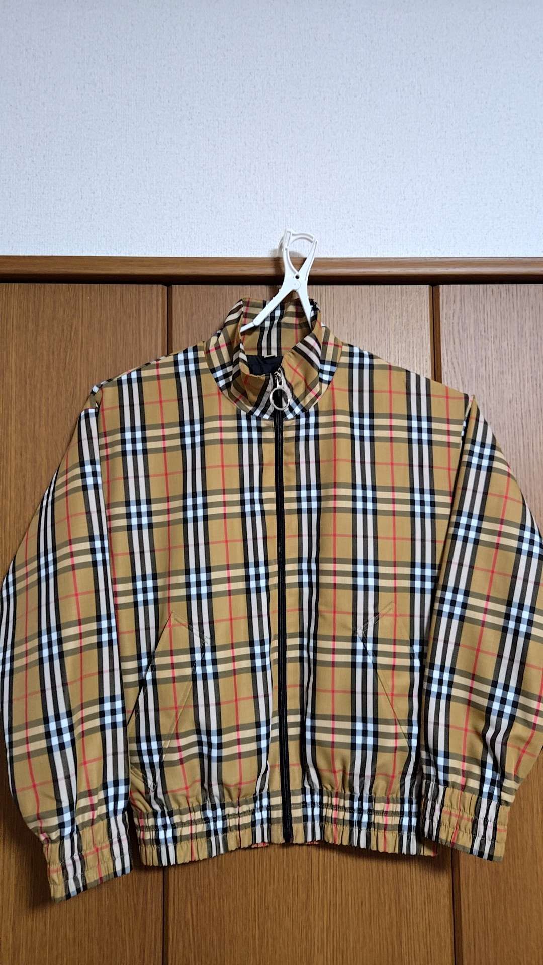 18AW ヴィンテージノバチェック スウィングトップブルゾン ジャケット