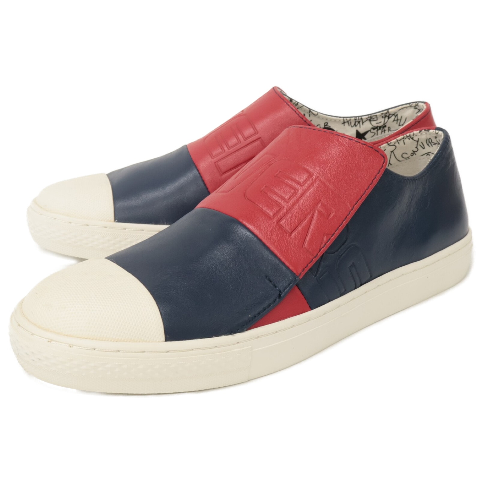 コンバース 【美品】AVANT CONVERSE レザー スリッポン/ 24cm