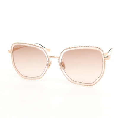 【中古】チャールズ&キース CHARLES&KEITH CAT1LENS UV PROTECTION CK3-71280485 サングラス ピンクゴールド【サイズ55□19 140】【レディース】