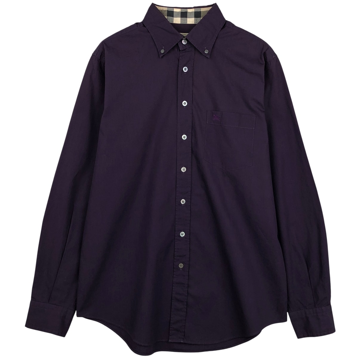 古着 バーバリー Burberry's LONDON CLASSIC FIT 長袖 ボタンダウンシャツ メンズM相当/eaa614729