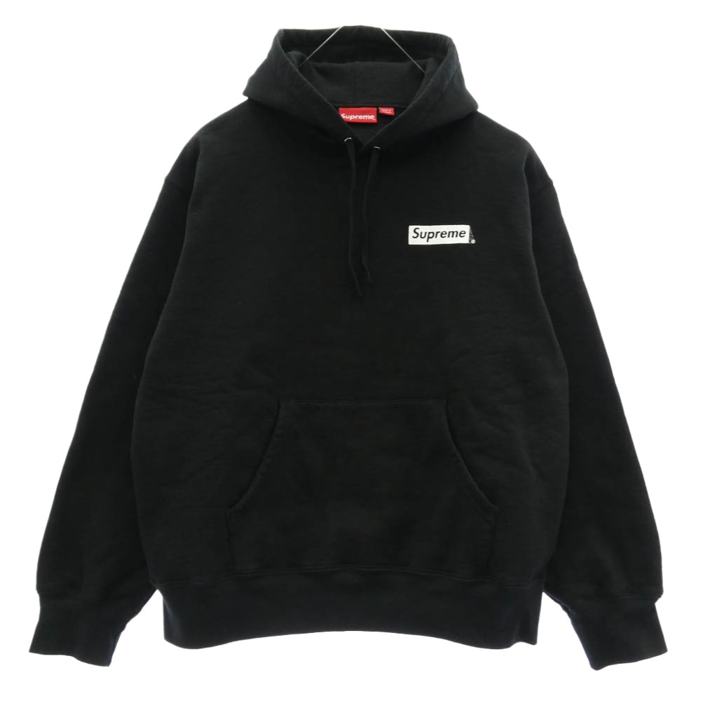 Supreme シュプリーム パーカー 23AW Catwoman Hooded Sweatshirt キャット ウーマン プリント プルオーバー スウェット パーカー ブラック系 M【中古】