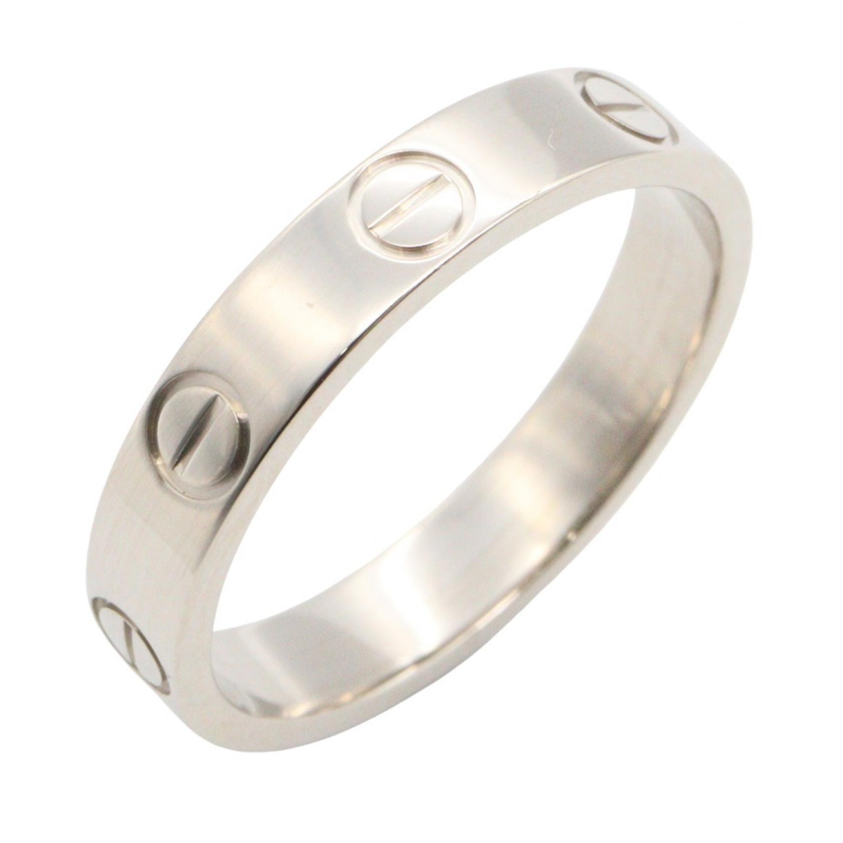 カルティエ CARTIER ミニラブリング リング・指輪 ジュエリー K18WG(ホワイトゴールド) レディース シルバー系 B4085100 【中古】