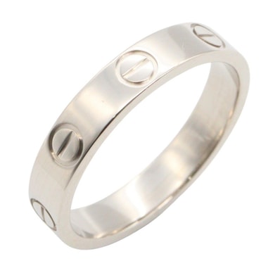 カルティエ CARTIER ミニラブリング リング・指輪 ジュエリー K18WG(ホワイトゴールド) レディース シルバー系 B4085100 【中古】