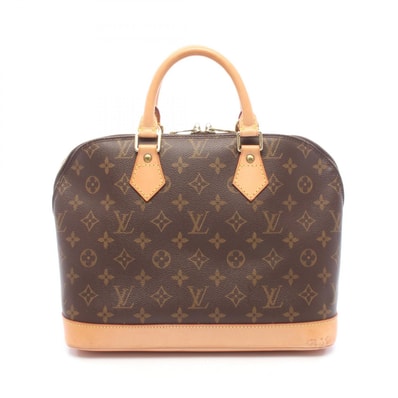 ルイ・ヴィトン LOUIS VUITTON アルマPM モノグラム ハンドバッグ バッグ PVCコーティングキャンバス レザー モノグラム レディース ブラウン系 M51130 【中古】