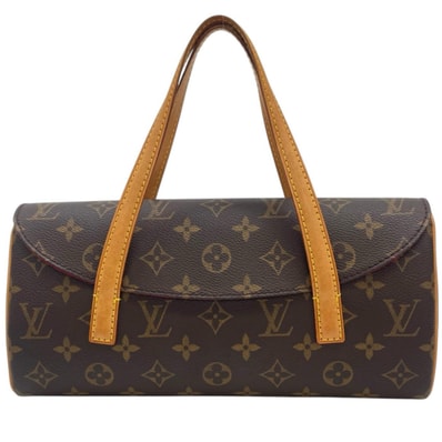 ルイヴィトン ソナチネ モノグラム ハンドバッグ モノグラムキャンバス M51902 ブラウン レディース LOUIS VUITTON 中古
