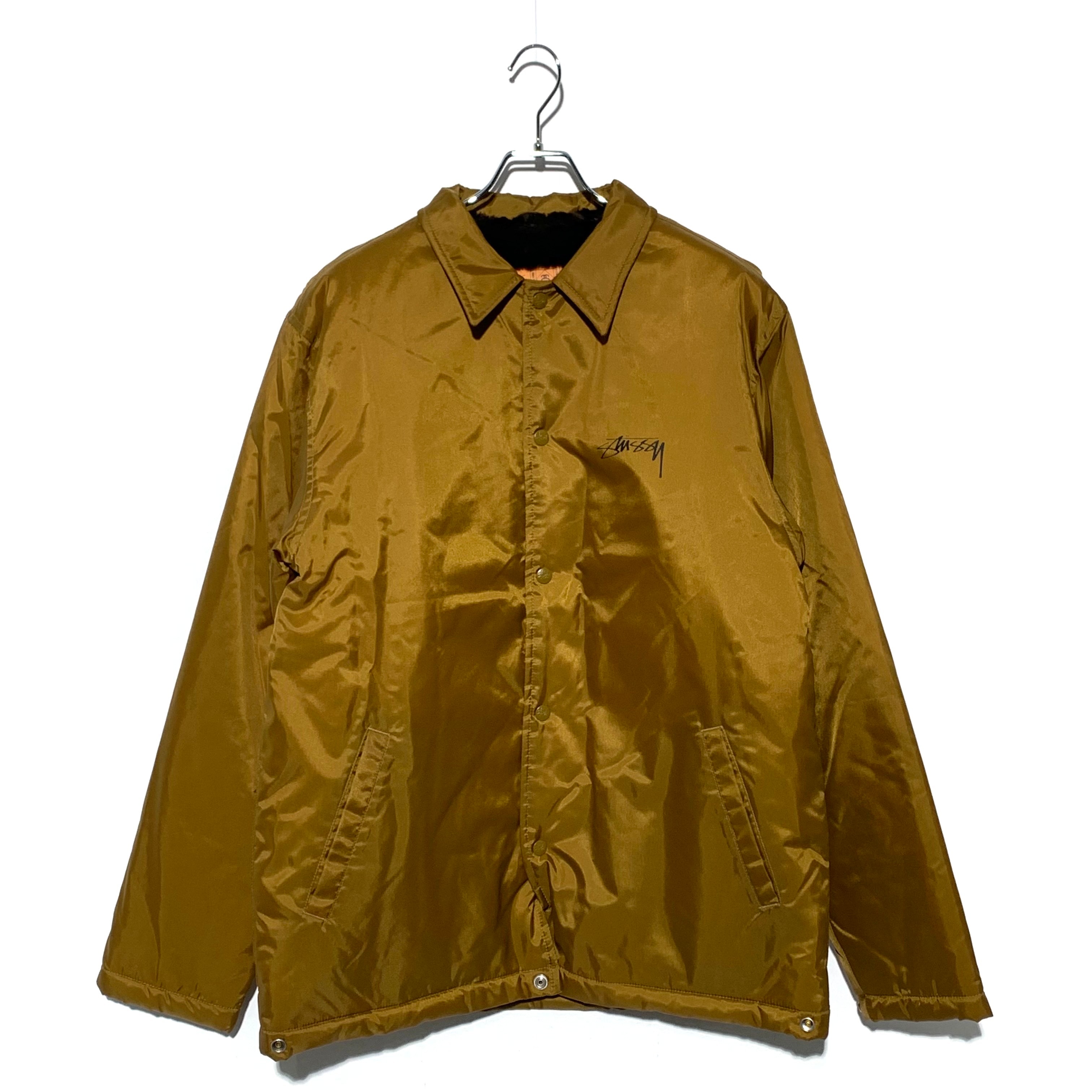  STUSSY PADDED COACH  JACKET Mustard