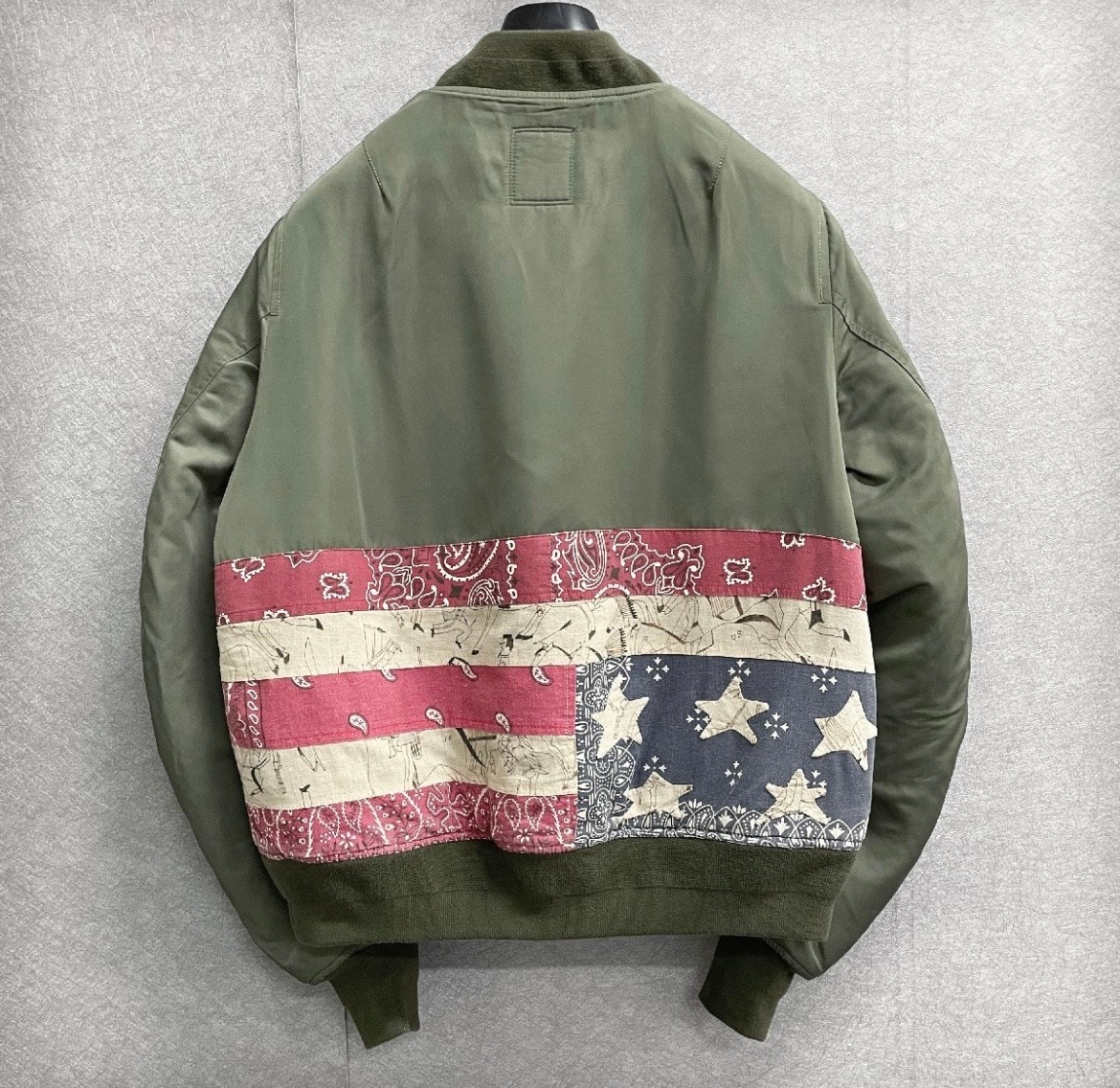 visvim 16AW ICT THORSON JKT MA-1 US国旗 泥染加工 フライトジャケット 中村ヒロキ サイズ3