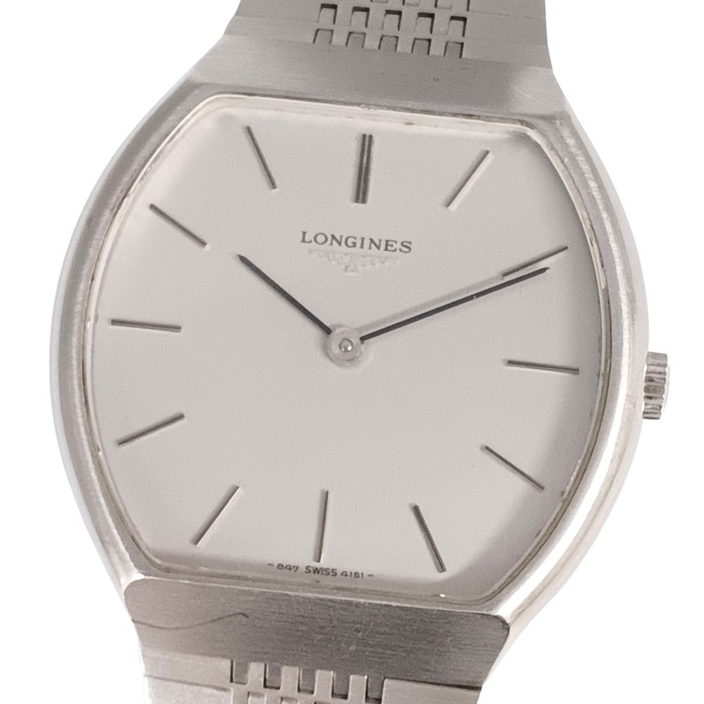 LONGINES ロンジン トノー型 手巻き メンズ 腕時計 C1112