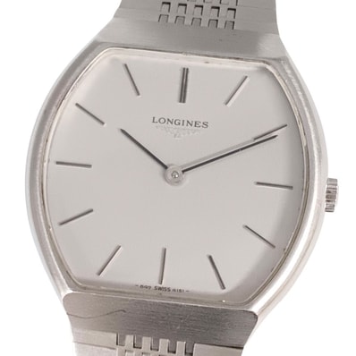 LONGINES ロンジン トノー型 手巻き メンズ 腕時計 C1112