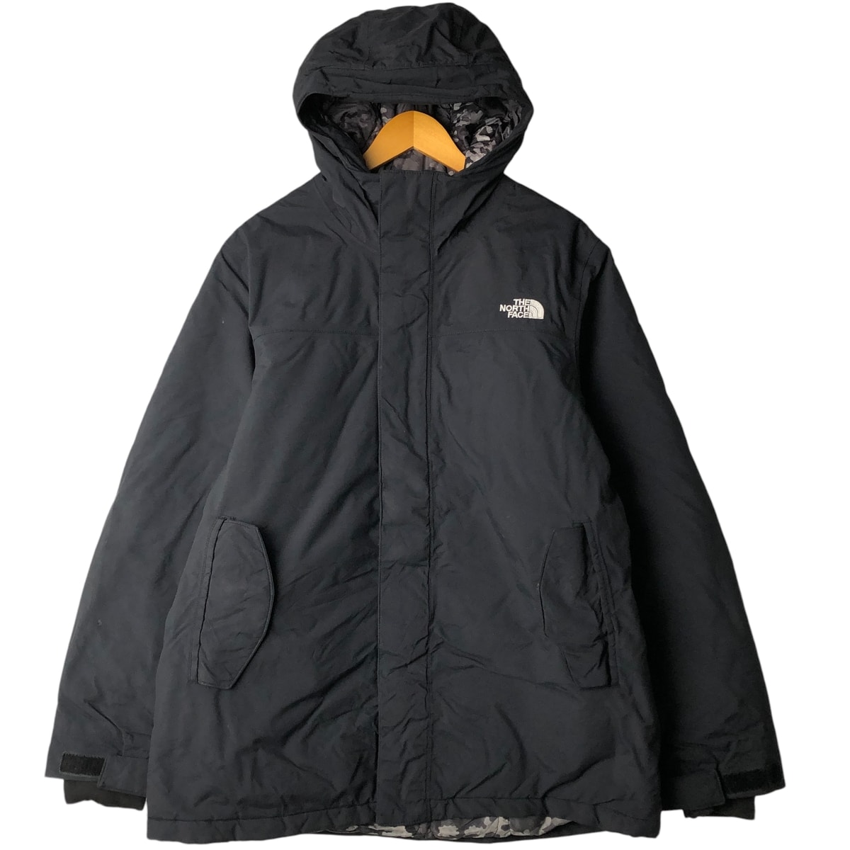 古着 ザノースフェイス THE NORTH FACE 中綿マウンテンパーカー シェルジャケット パファージャケット メンズXL相当/eaa604859