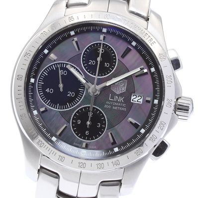 タグホイヤー リンク ムーンパール CJF211M メンズ 【中古】
